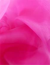 Neon színű organza anyag - NEON PINK